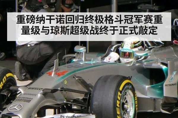 重磅纳干诺回归终极格斗冠军赛重量级与琼斯超级战终于正式敲定